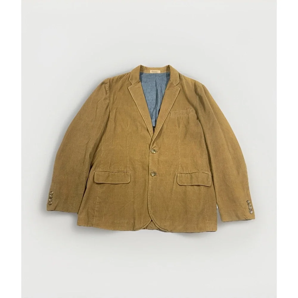 J Crew Ludlow‎ Corduroy Jacket Men's Size XL  Brown 100% Cotton Preppy Blazer